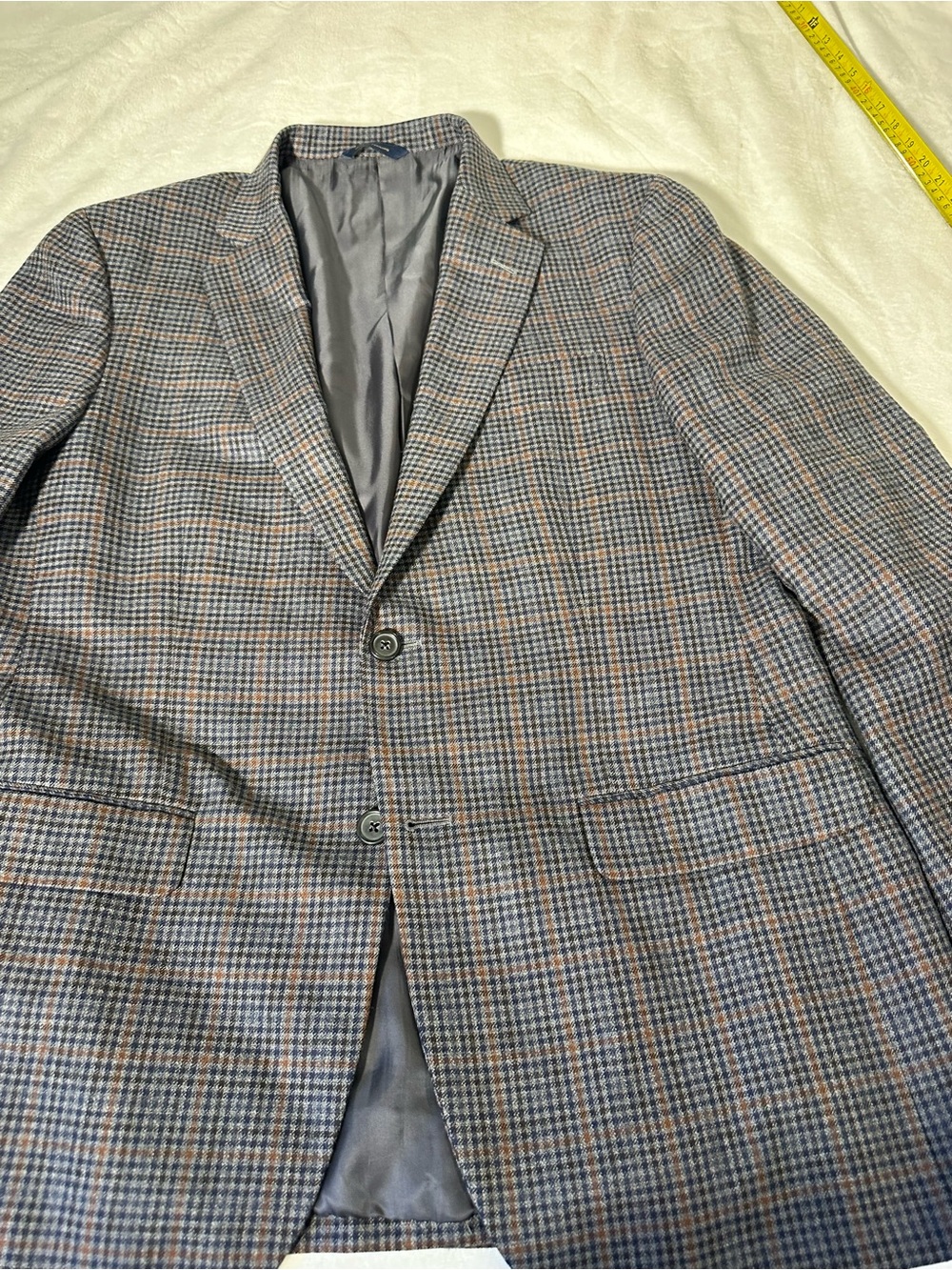 Brooks Brothers Houndstooth Blazer Men's Lanificio di Pray Italian Fabrics 42 R